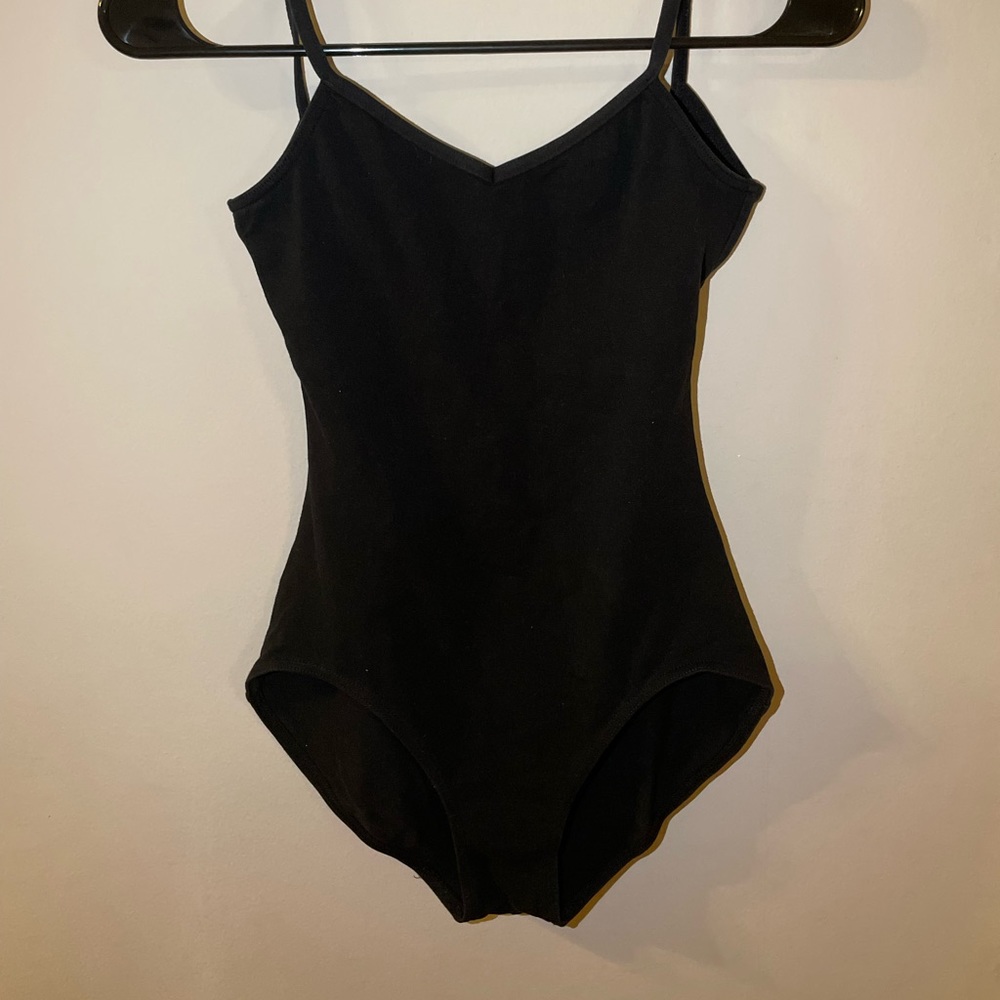 Capezio V-Neck Camisole Leotard with Criss-Cross Lower Back